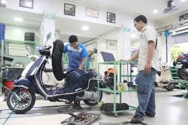 Cứu hộ sửa xe Vespa Piaggio tại TPHCM